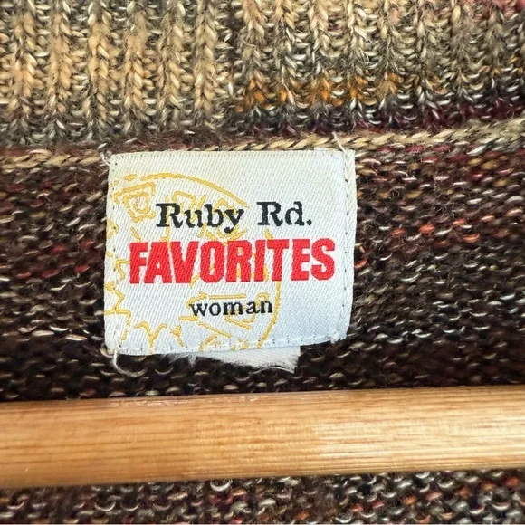 Ruby Rd. Multicolor Striped Sweater - Picture 4 of 5